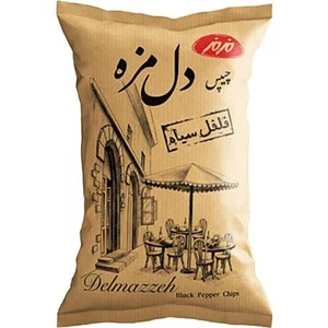 چيپس دل مزه فلفل سياه الگانس