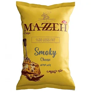 مزه چيپس پنیر دودی مزمز