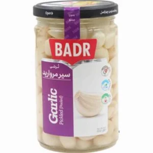 ترشی سير مرواريد بدر | 380 گرمی