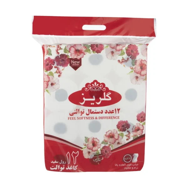 دستمال توالت گلريز | ۱۲ عددی