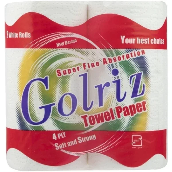 دستمال حوله گلریز | 2 عددی