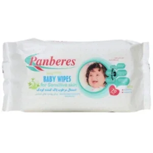 دستمال مرطوب پاک كننده كودک | 70برگی | پنبه ريز پلاس