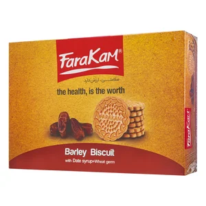بيسكوييت با شهد خرما و جوانه گندم فراکام | 500 گرمی