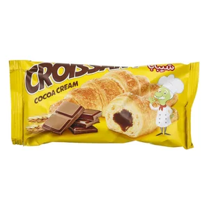 نان كروسان با مغز كرم كاكائو شیبابا