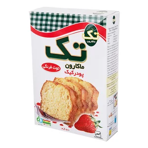 پودر كيک توت فرنگی تک ماکارون