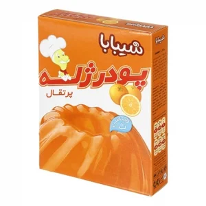 پودر ژله پرتقالی شيبابا