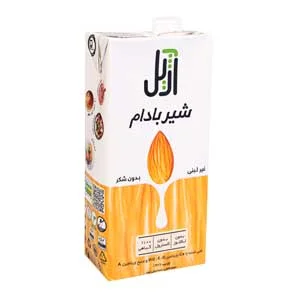 شير غير لبنی بادام آژیل | 1 لیتری