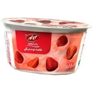 خامه توت فرنگی کاله | 100 گرم