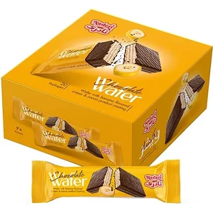 ويفر روكش دار شكلاتی موزی نادری