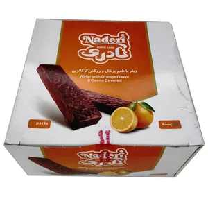 ويفر پرتقالی شكلاتی نادری