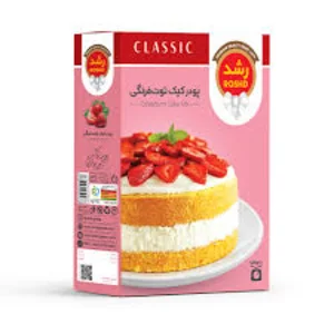 پودر كيک توت فرنگی رشد | 500 گرمی